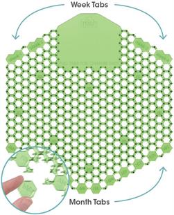 Wave 3D Urinal Screen